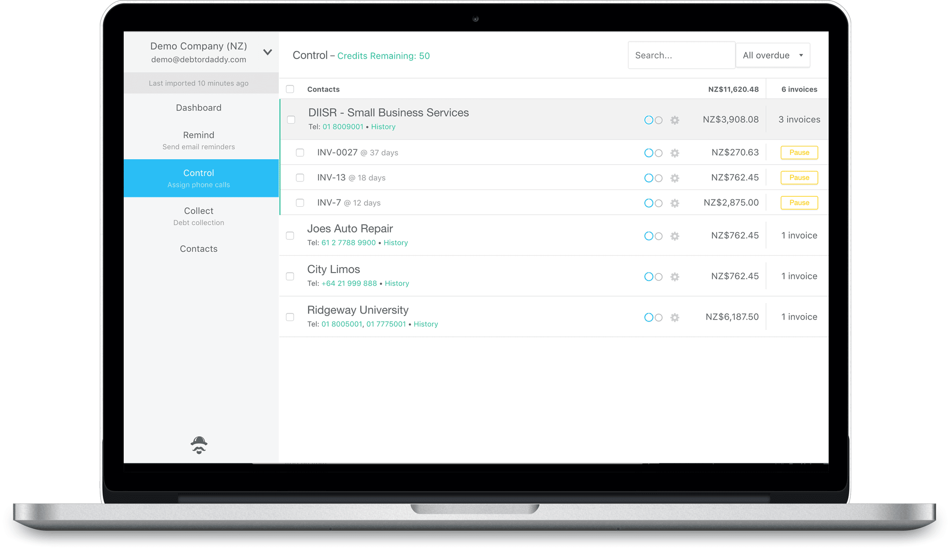 Debt collection phone calls made in just a few clicks with CreditorWatch Collect